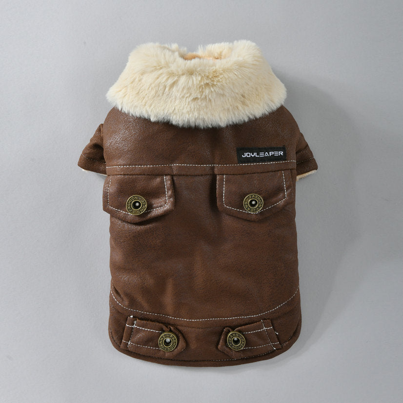 Retro Deerskin Doggie Jacket