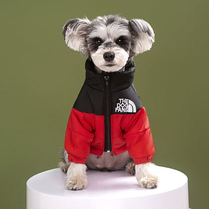 Windproof Water-Resistant Winter Warm Pet Jacket for Medium Large Dogs