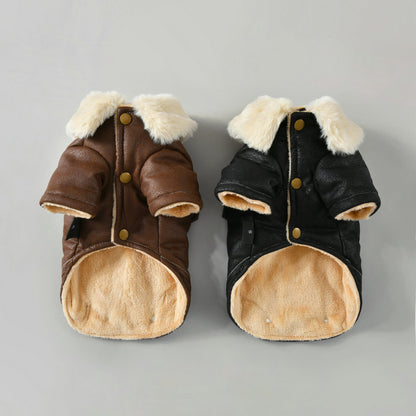 Retro Deerskin Doggie Jacket